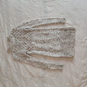 American Eagle Cream Turtleneck Sweater Dress